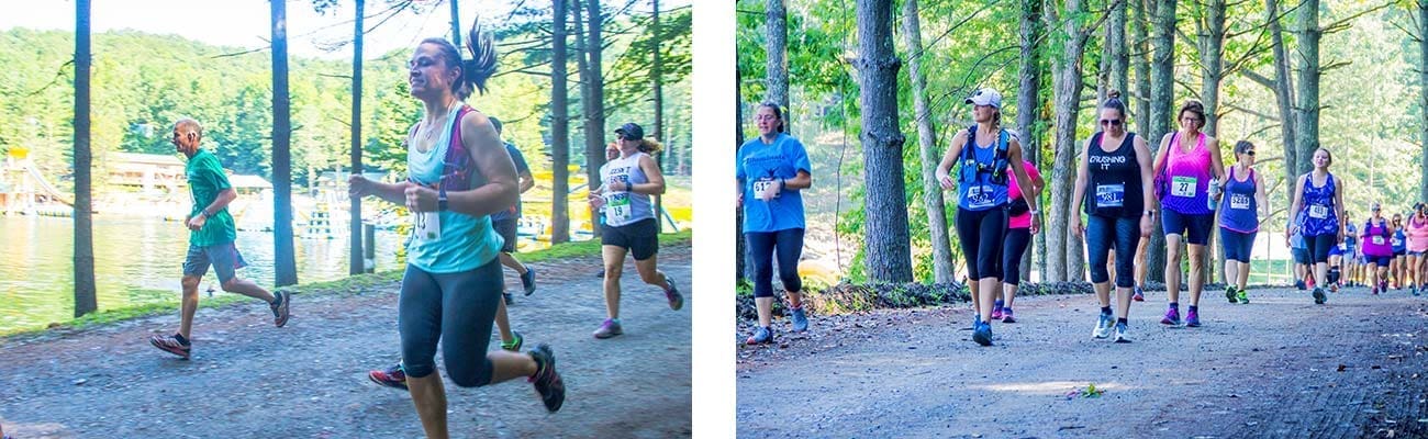 Racers begin the 2017 New River Gorgeous Trail Run at ACE Adventure Resort in West Virginia.