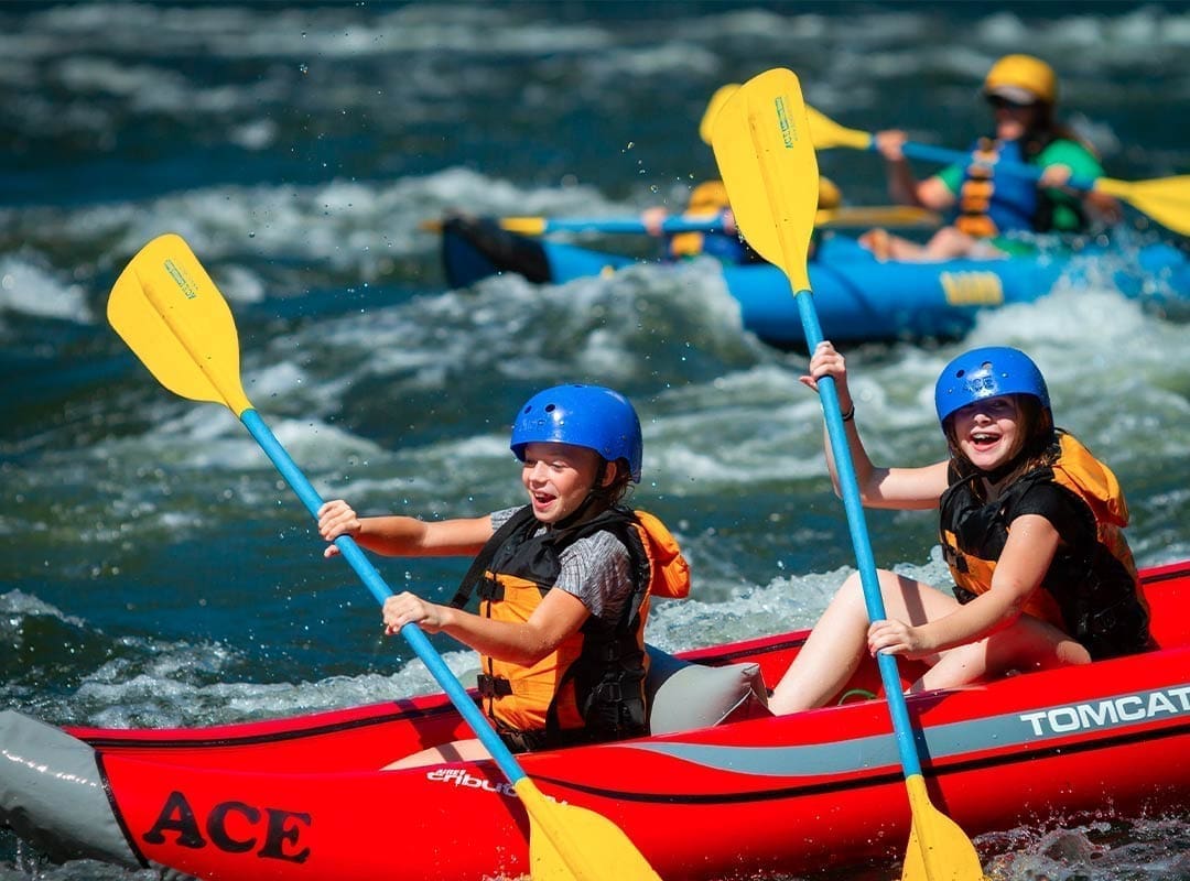 Two girls enjoy a day on the river!