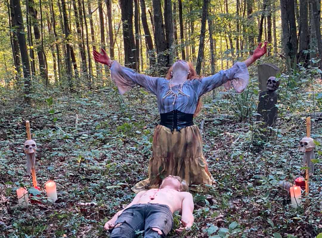 Seance in the woods for nightmare in the gorge