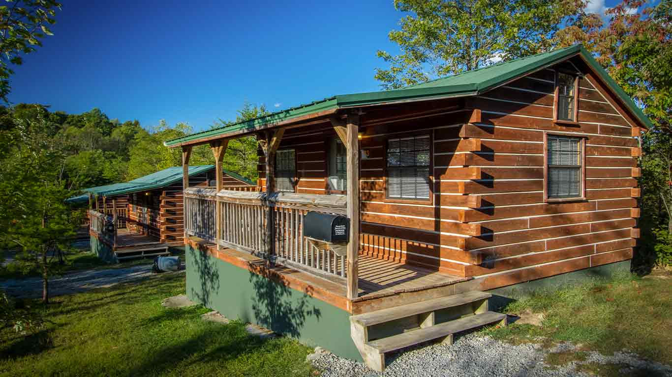 Rustic cedar cabin