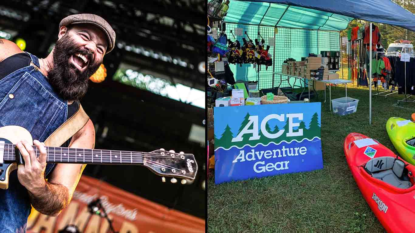 Rev Peyton band and AAG sign with kayaks