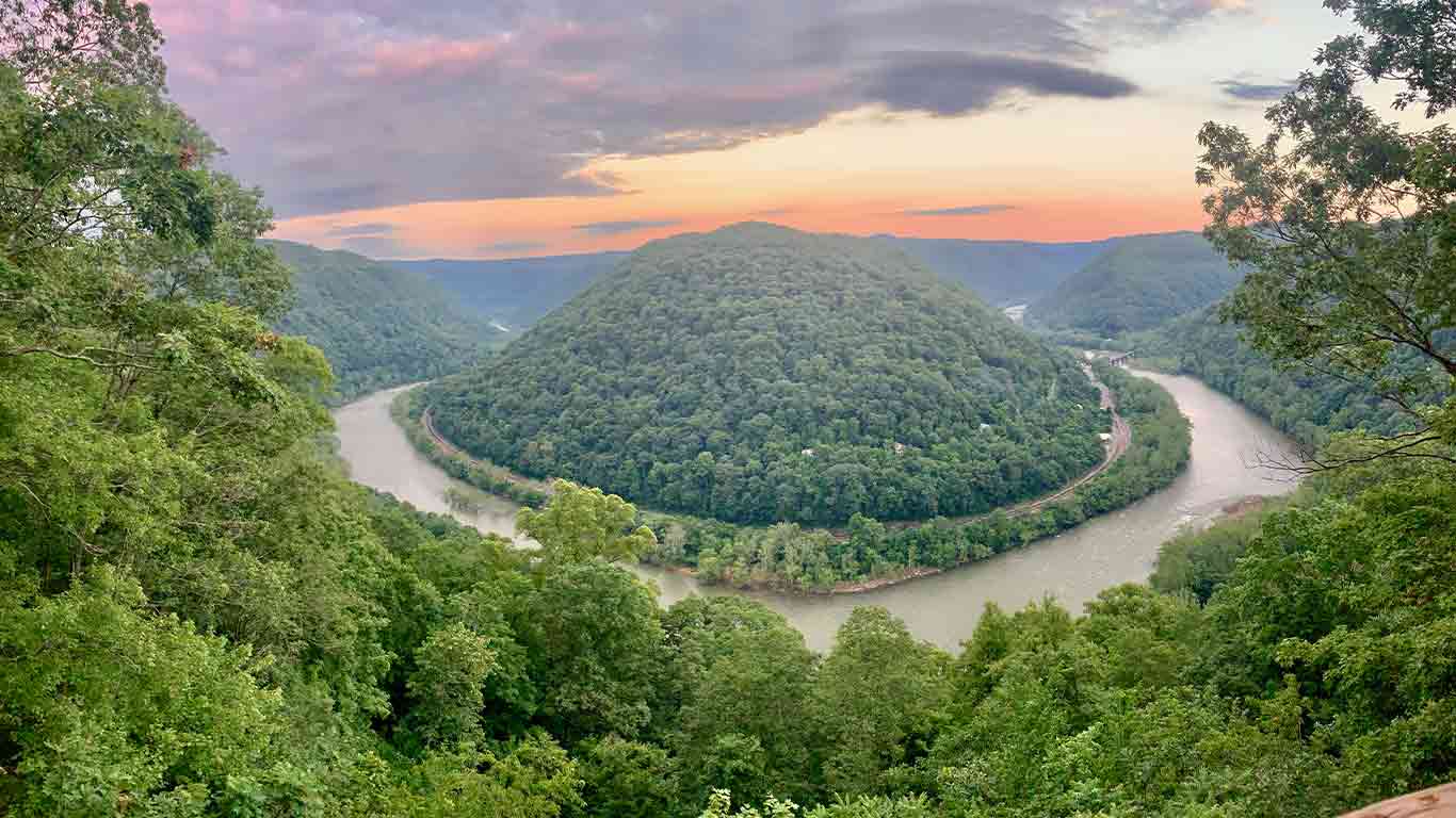 Concho overlook at sunset