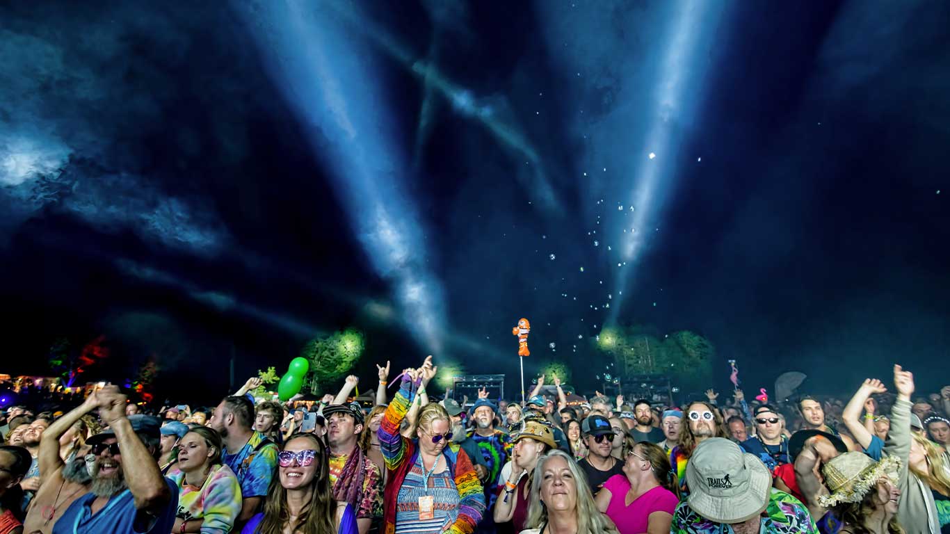 Crowd at Mountain Music Festival