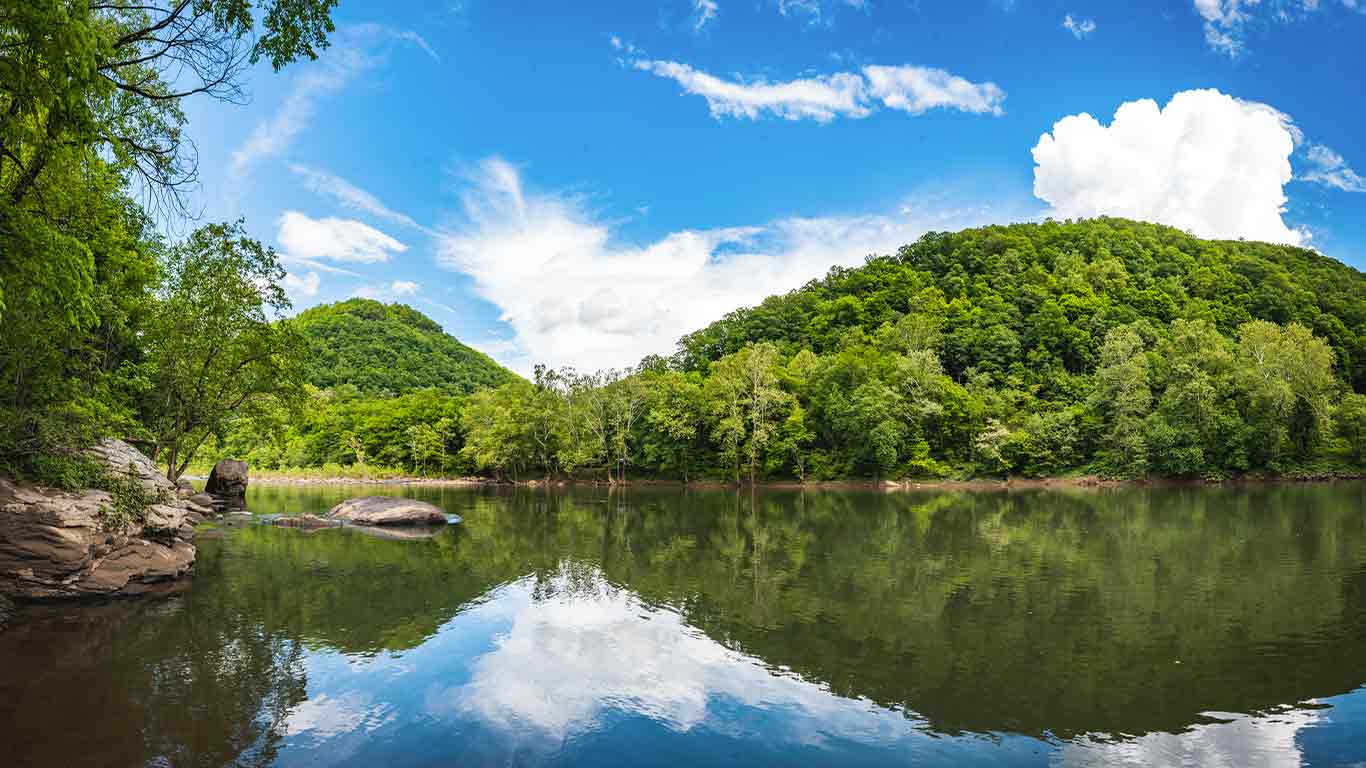 Scenic photo of the New River Gorge