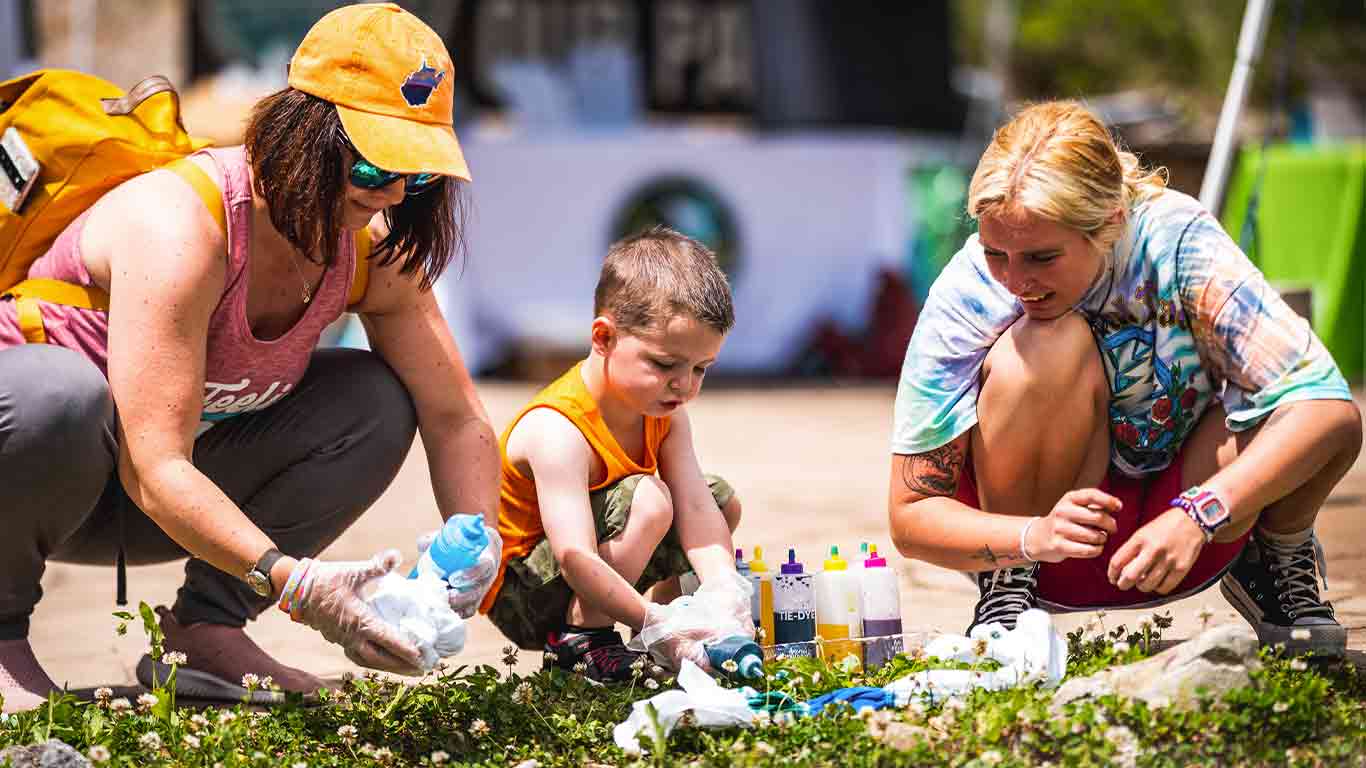 Family at our adventure zones